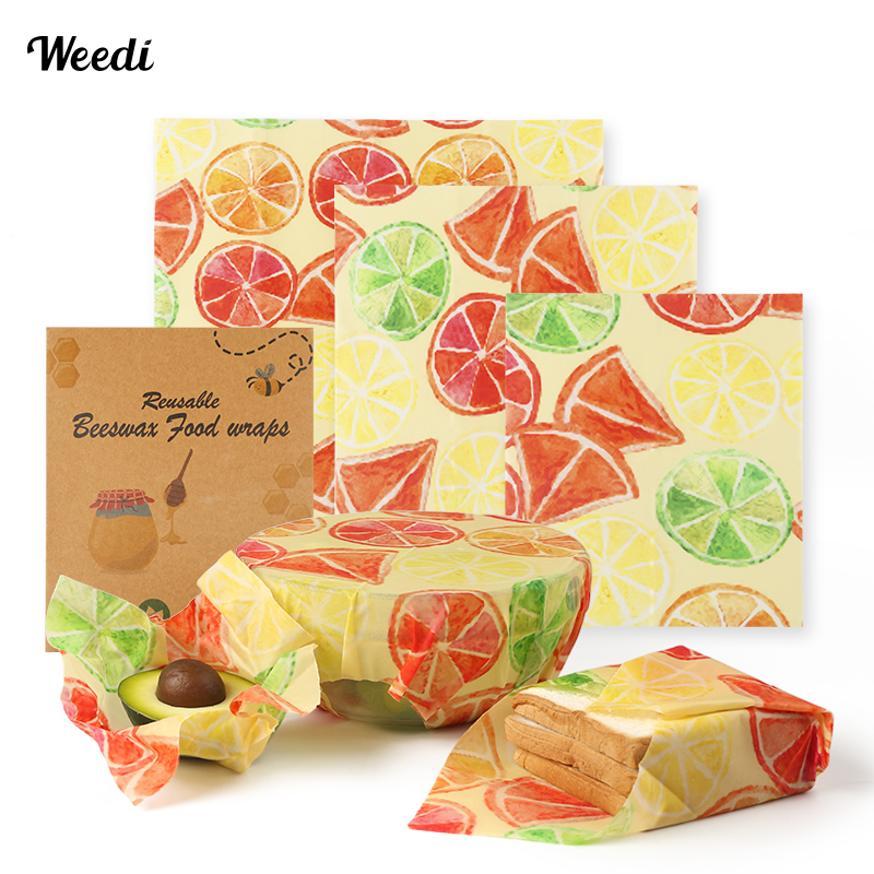 WEEDI 6PCS Plastic-Free Reusab - đánh giá và giá Beeswax Food Cover