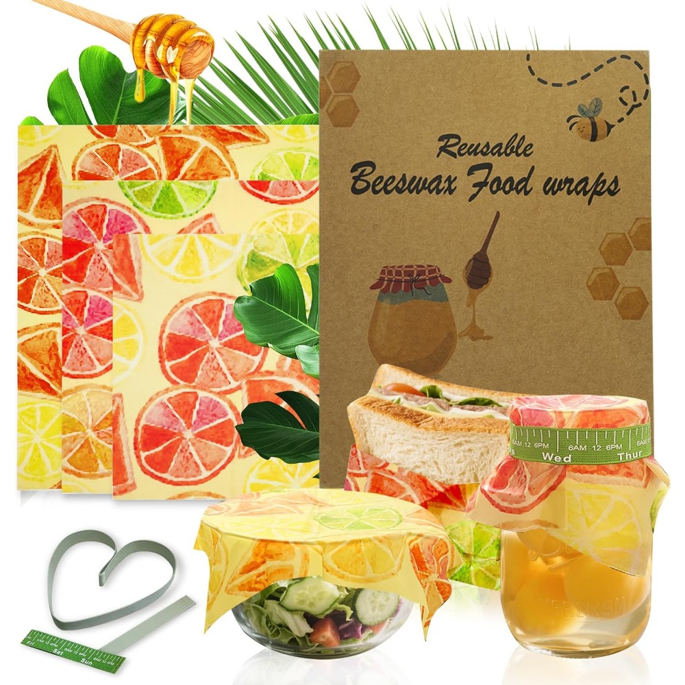 Reusable Beeswax Food Wraps wi - đánh giá và giá Beeswax Food Cover