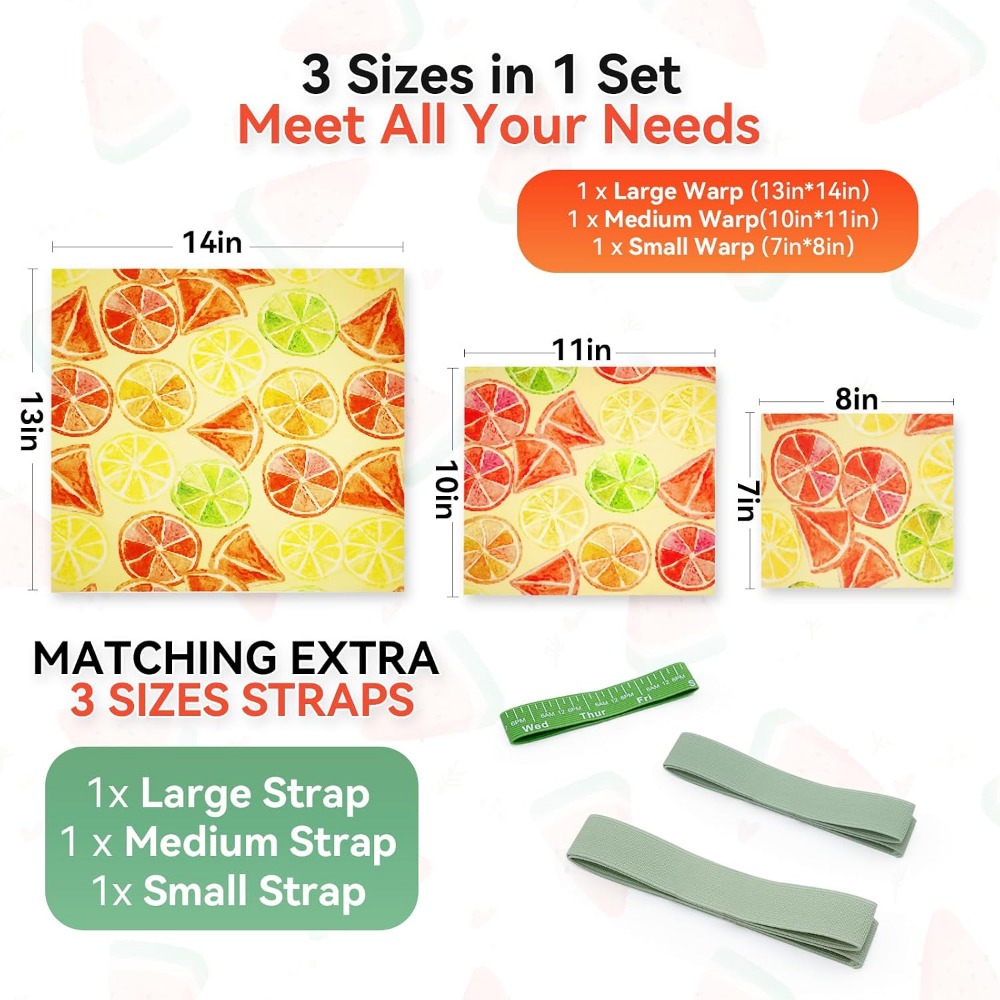 Reusable Beeswax Food Wraps wi - đánh giá và giá Beeswax Food Cover