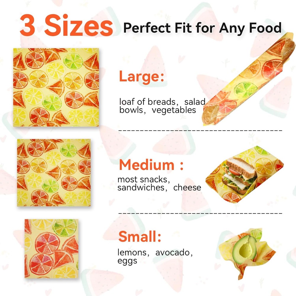 Reusable Beeswax Food Wraps wi - đánh giá và giá Beeswax Food Cover